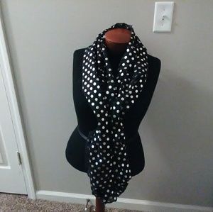 Black and silver scarf/cover up